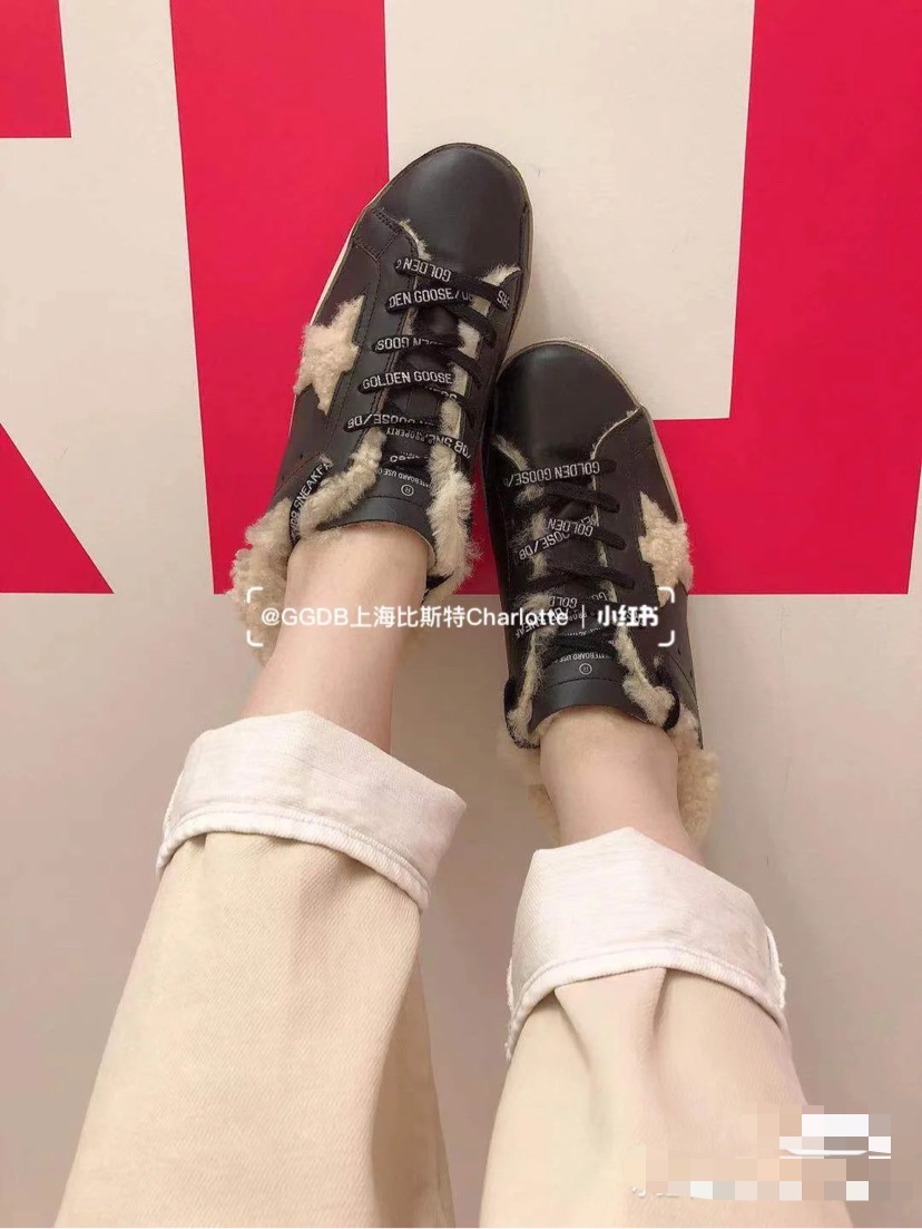 Golden Goose Small Wool Dirty Shoes - Image 3