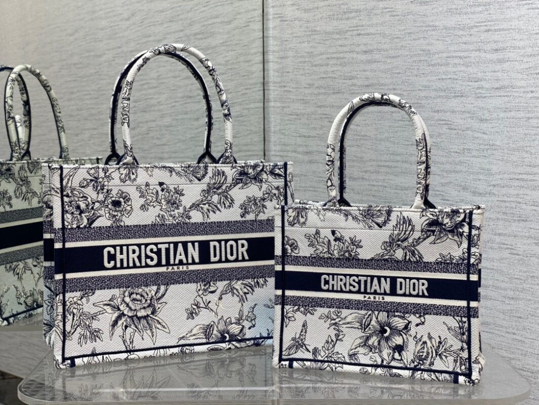 Dior Medium Granville Garden Tote Bag