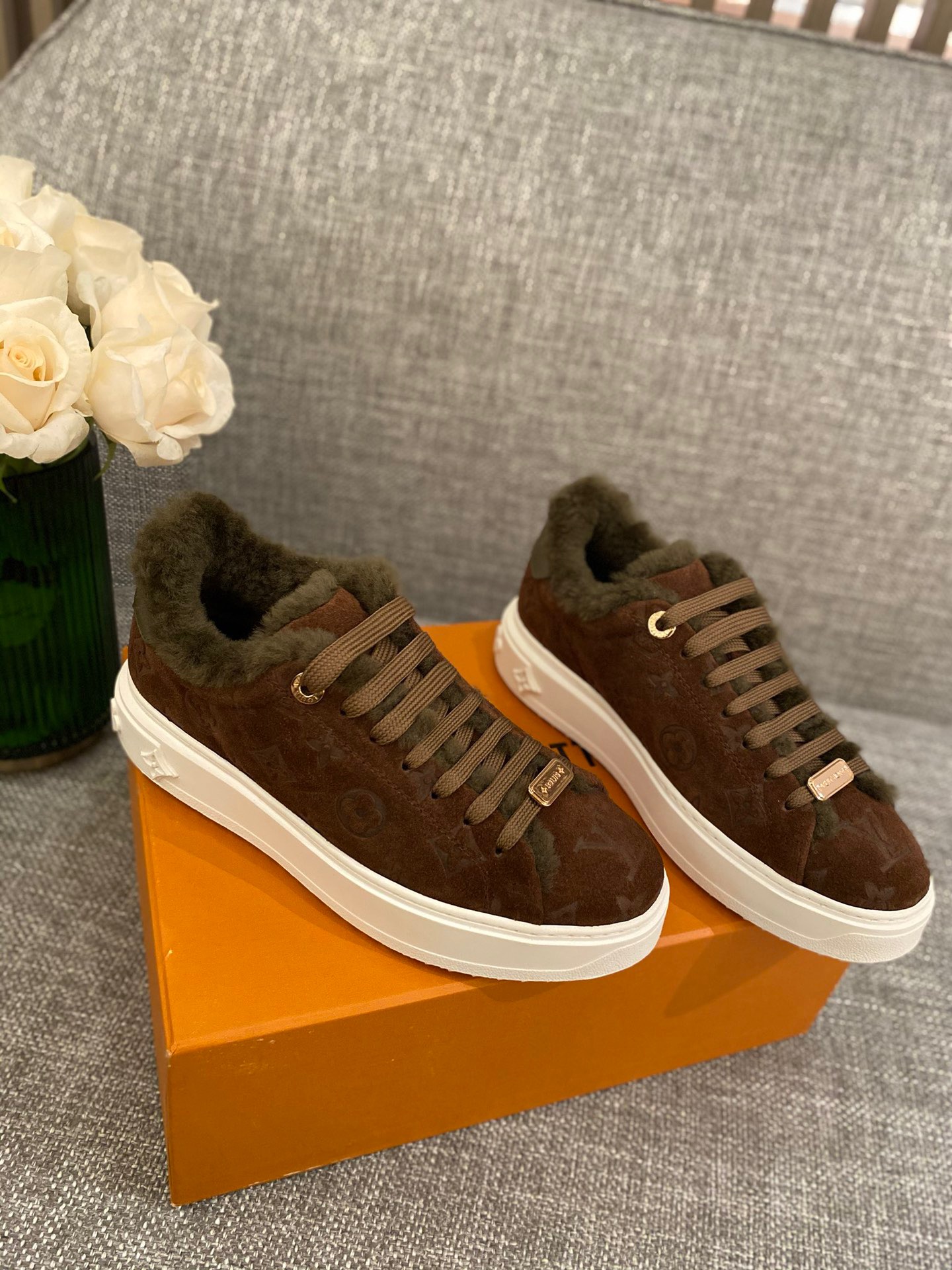 Louis Vuitton Wool Trainers - Image 5