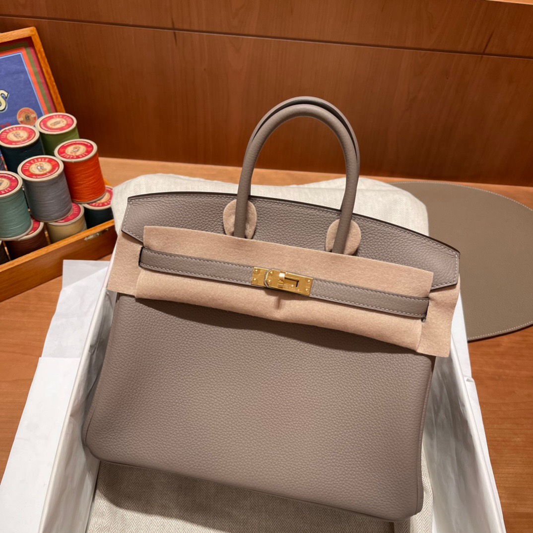 fb638e_91016663f1914b85afb8f82485077751mv2.jpg Birkin 25 Togo Asphalt Grey - Image 1