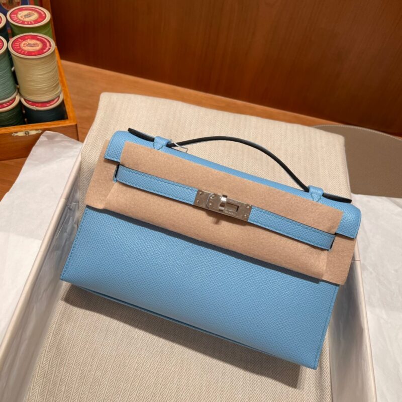 Kelly Pochette Epsom Candy Blue