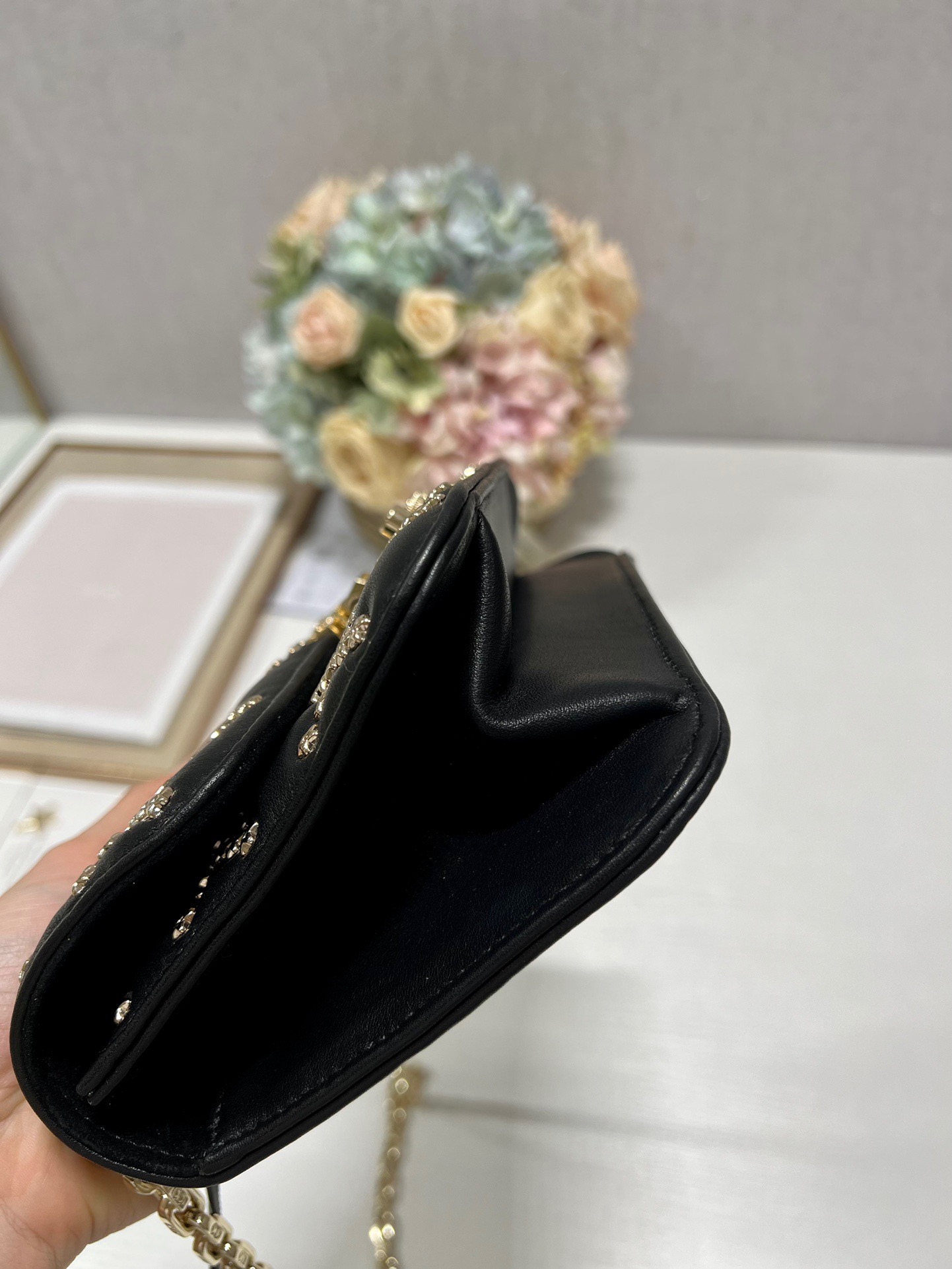 Dior Lucky Star Handbag in Black - Image 7