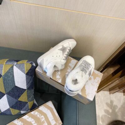 Golden Goose Small Wool Dirty Shoes