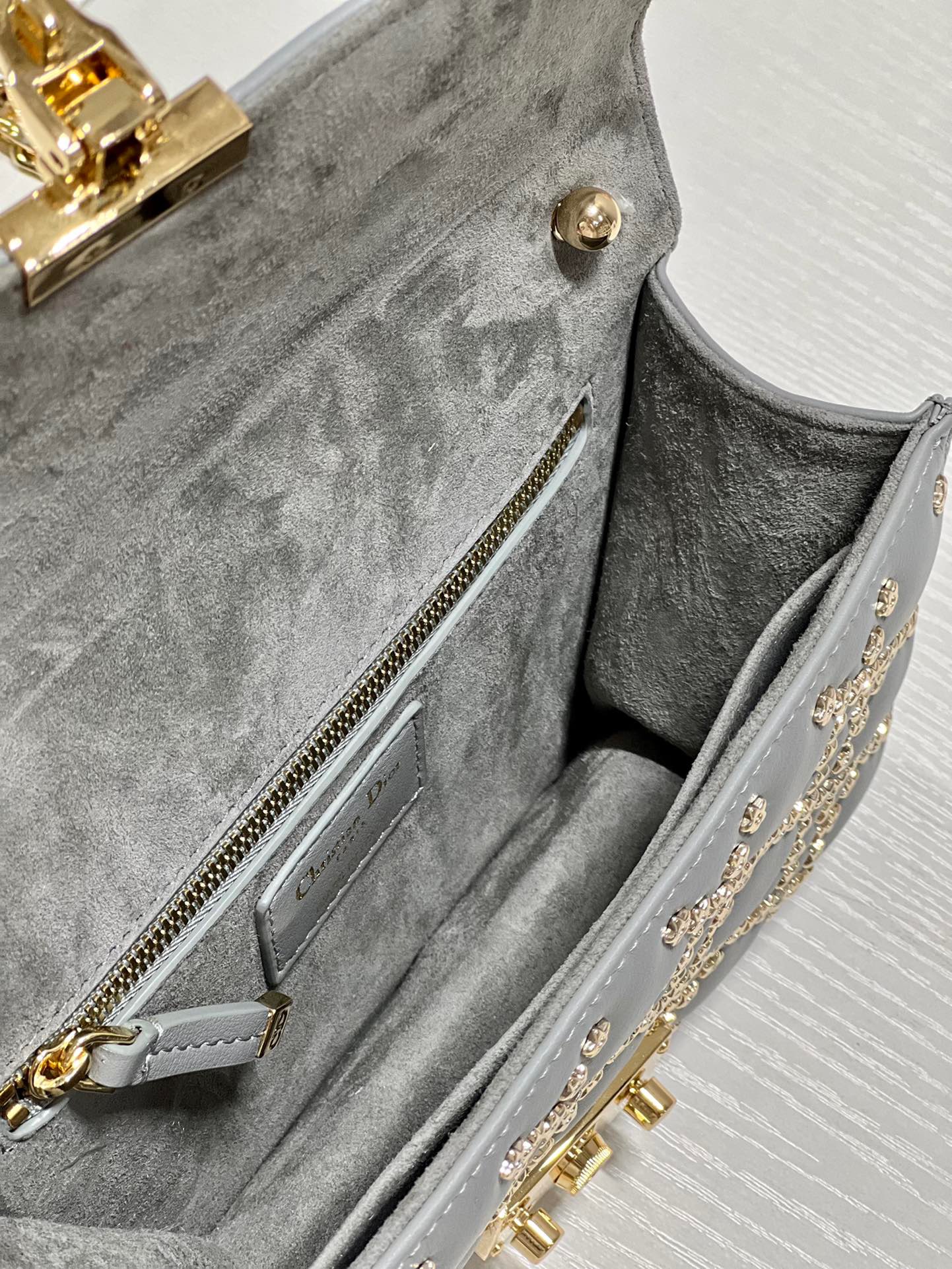 Dior Lucky Star Handbag in Grey - Image 10