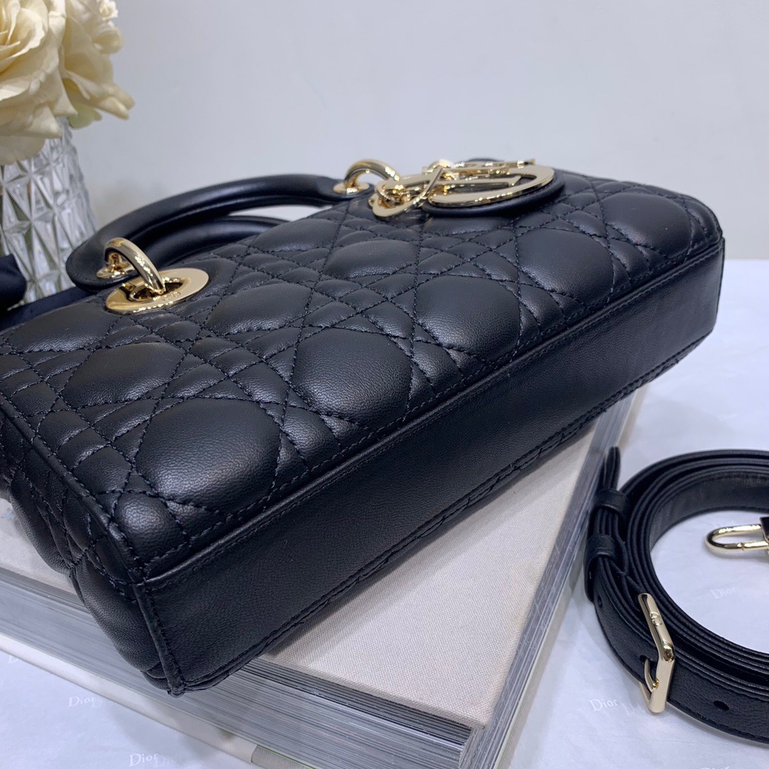Dior Lady D-joy 26 Bag in Black - Image 5