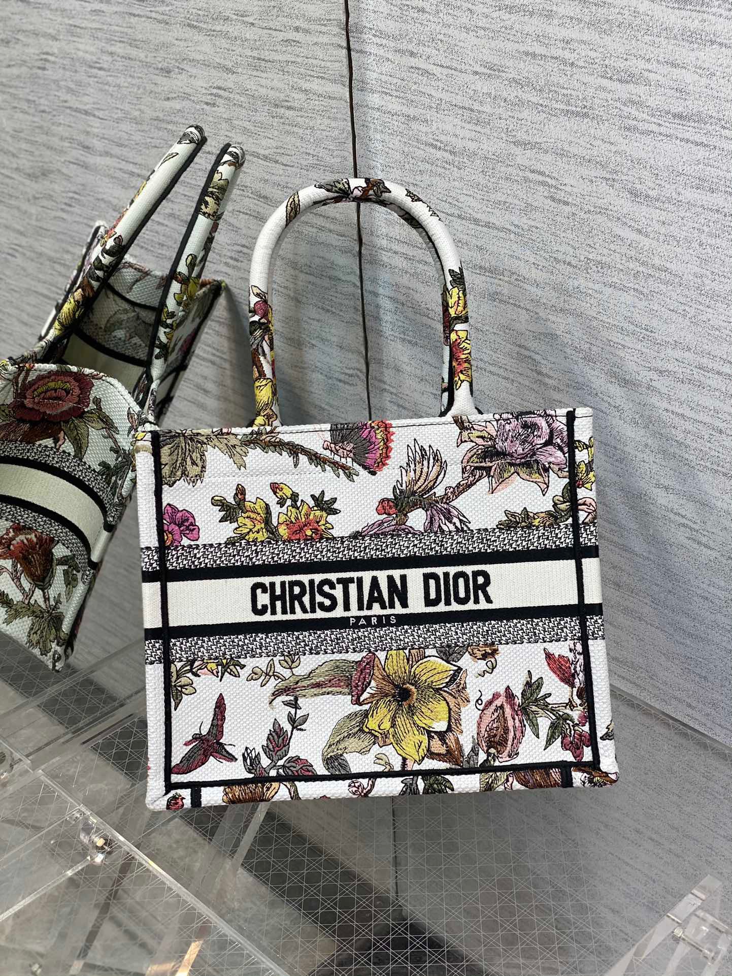 Dior Small Granville Garden Tote Bag