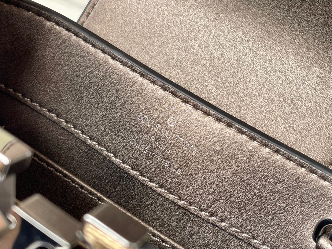 Louis Vuitton Capucines Mini Handbag in Silver and Gold - Image 10