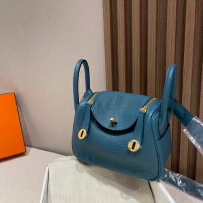 Mini Lindy Clemence Vert Bosphore