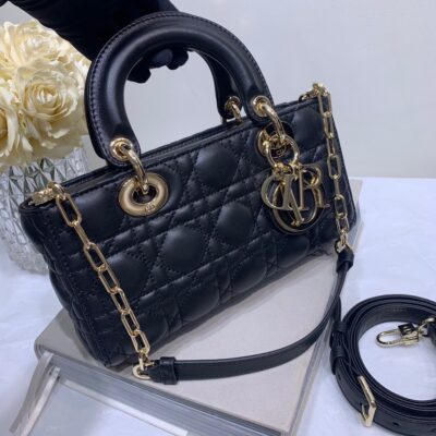 Dior Lady D-joy 26 Bag in Black
