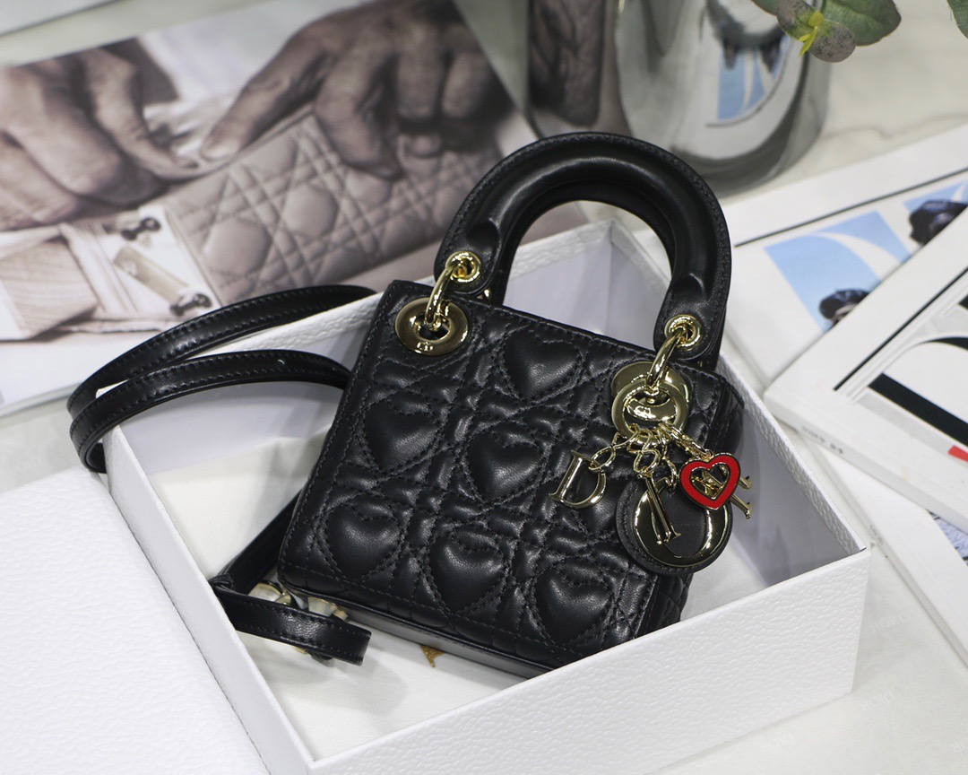 Lady Dior Micro 12 Black