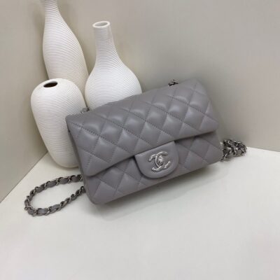 Chanel Classic Flap 20 Grey