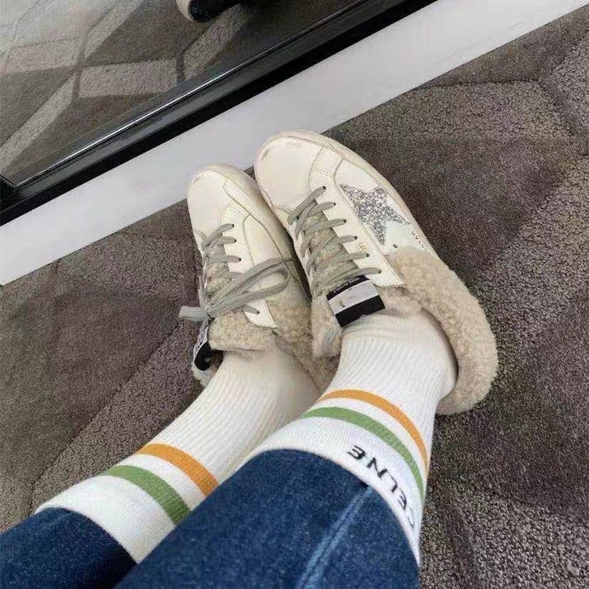 Golden Goose Small Wool Dirty Shoes - Image 7