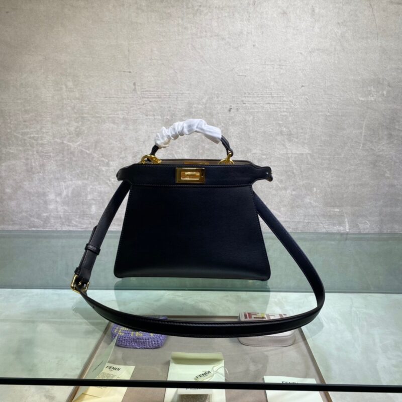 Fendi Peekaboo ISeeU Small Bag in Black