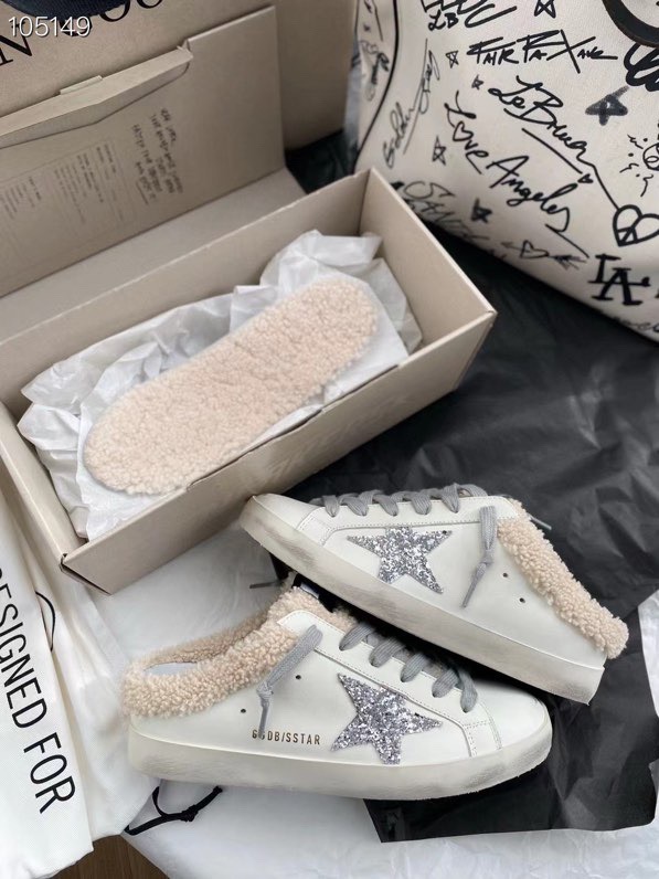 Golden Goose Small Wool Dirty Shoes - Image 5