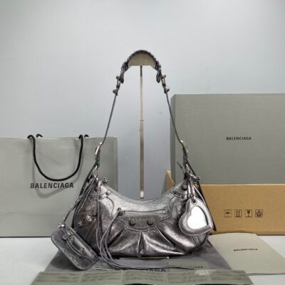 Balenciaga Le Cagole 33 Silver