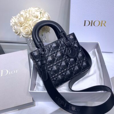 Lady Dior Small Bag in Black