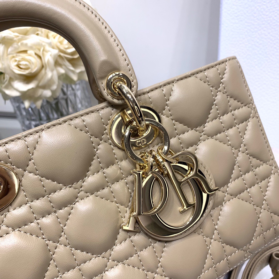 Dior Lady D-joy 26 Bag in Apricot - Image 6