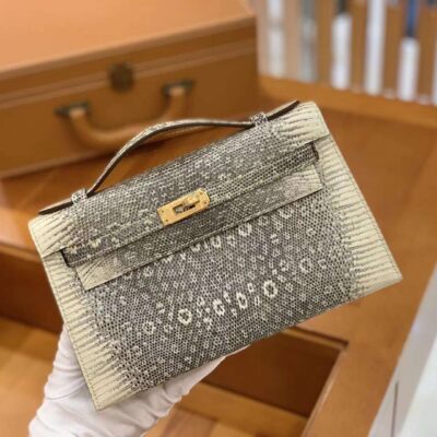 Pochette Lizard Ombre