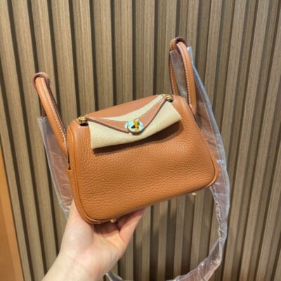 Mini Lindy Clemence Golden Brown