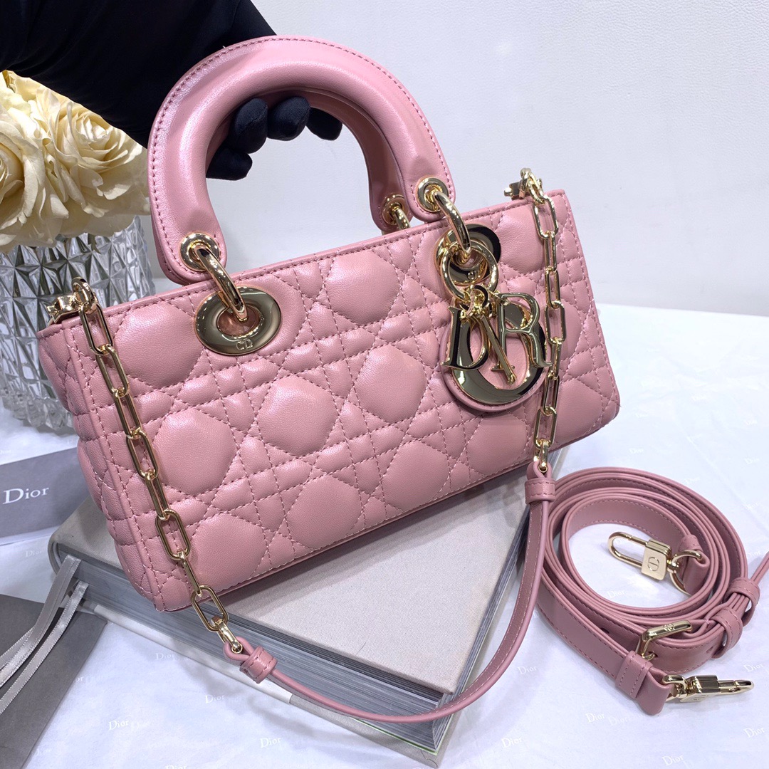 Dior Lady D-joy 26 Bag in Pink