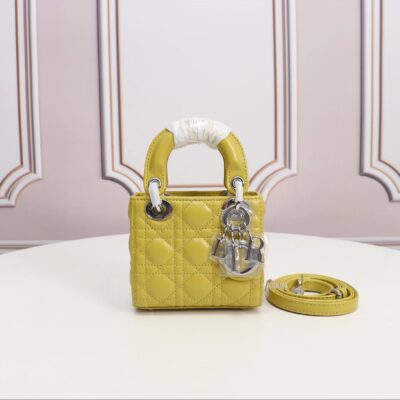 Mini Lady Dior Bag in Lime