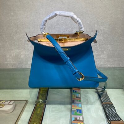 Fendi Peekaboo ISeeU Medium Bag in Blue