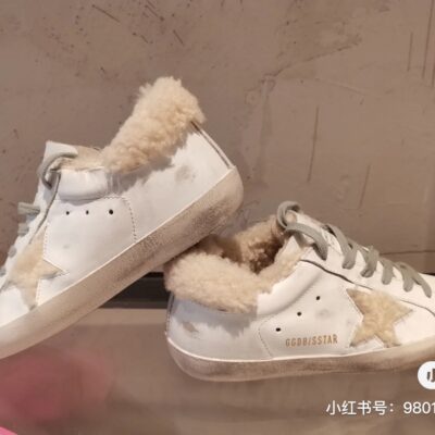 Golden Goose Small Wool Dirty Shoes