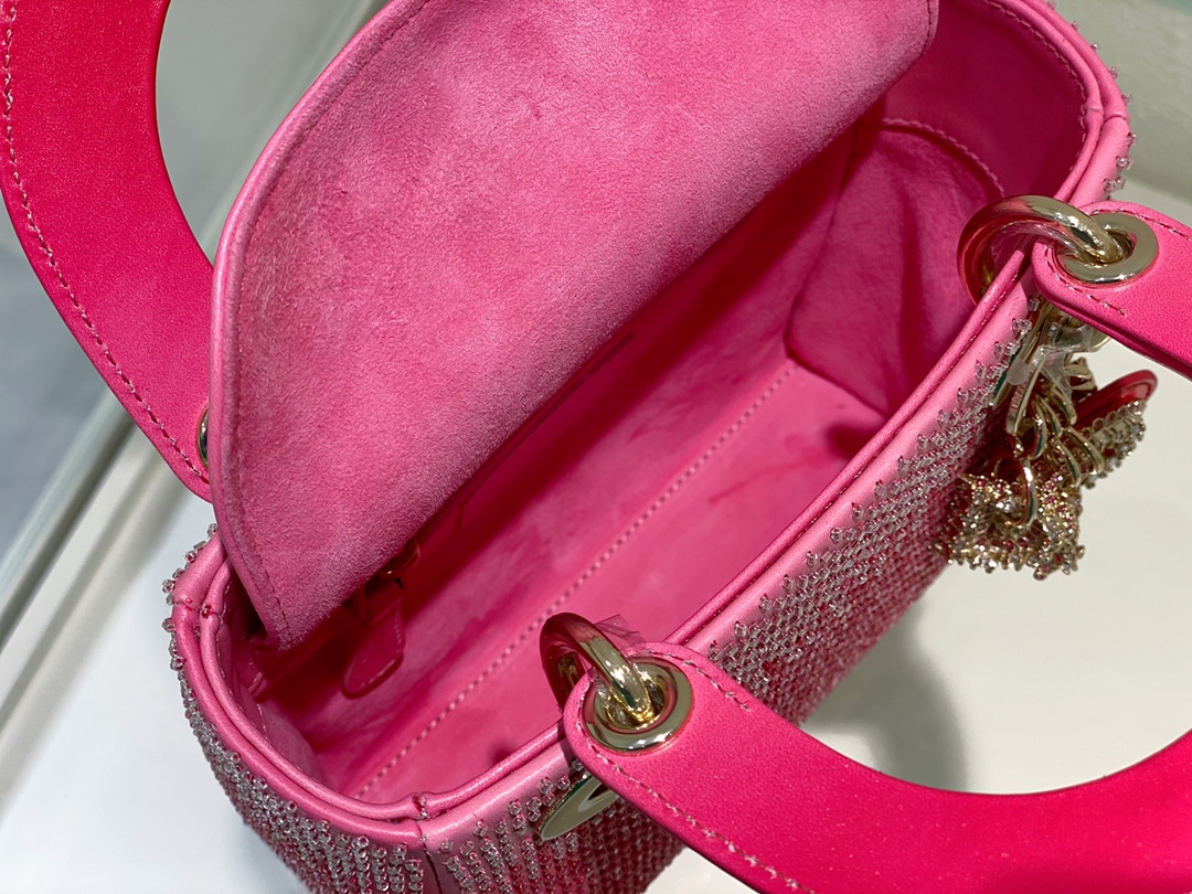 Lady Dior 17 Metallic Pink - Image 9