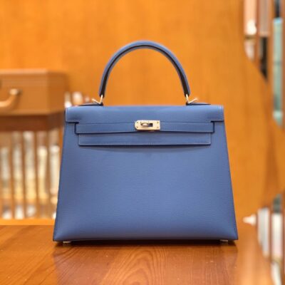 Kelly 25 Epsom Mykonos in Bleu