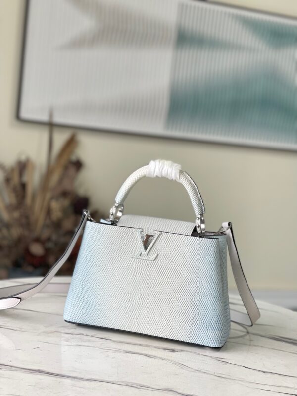 Louis Vuitton Capucines BB Small Handbag in Gradien Light Purple