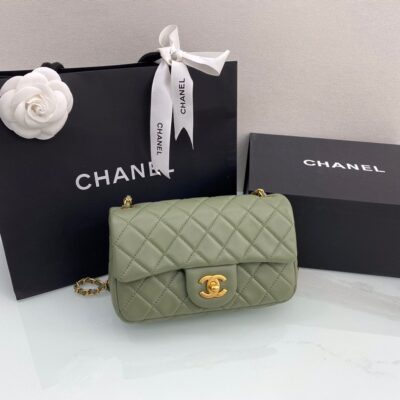 Chanel Classic Flap 20 Matcha Green