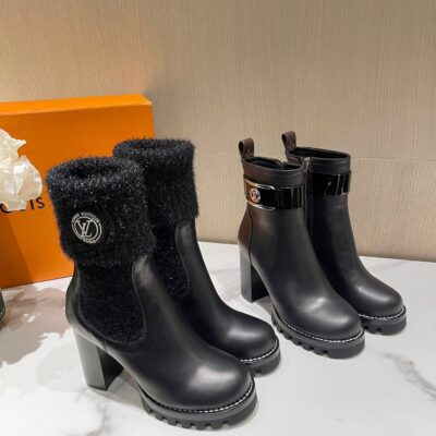 Louis Vuitton High Heel Ankle Boots