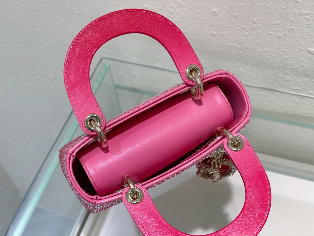 Lady Dior 17 Metallic Pink - Image 10