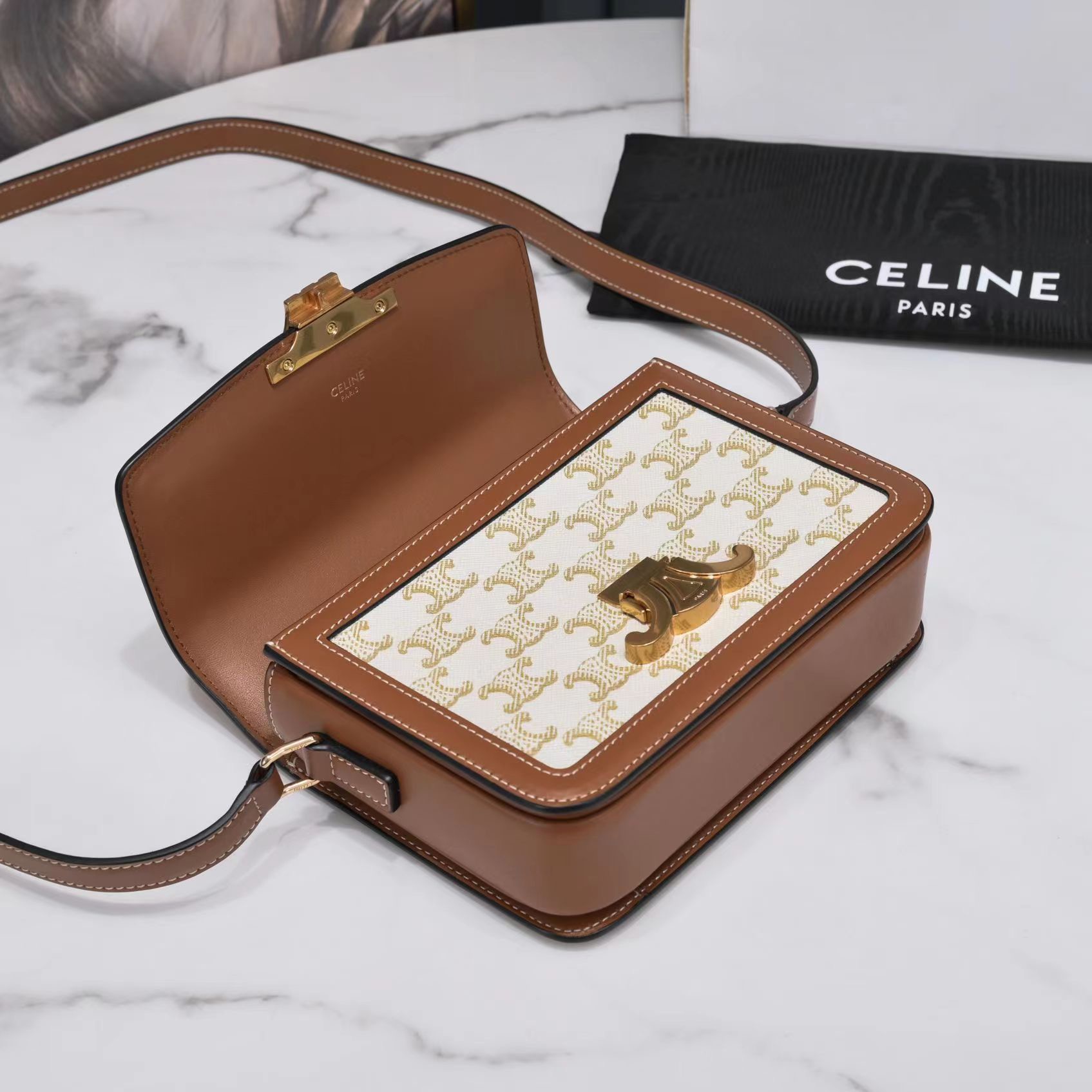 Celine Arc de Triomphe Small Leather Bag - Image 5