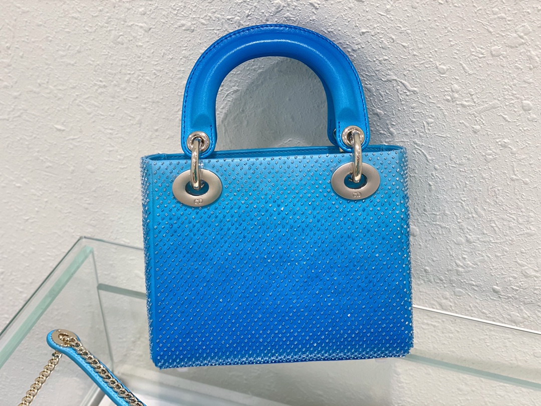 Lady Dior 17 Blue Metallic - Image 5