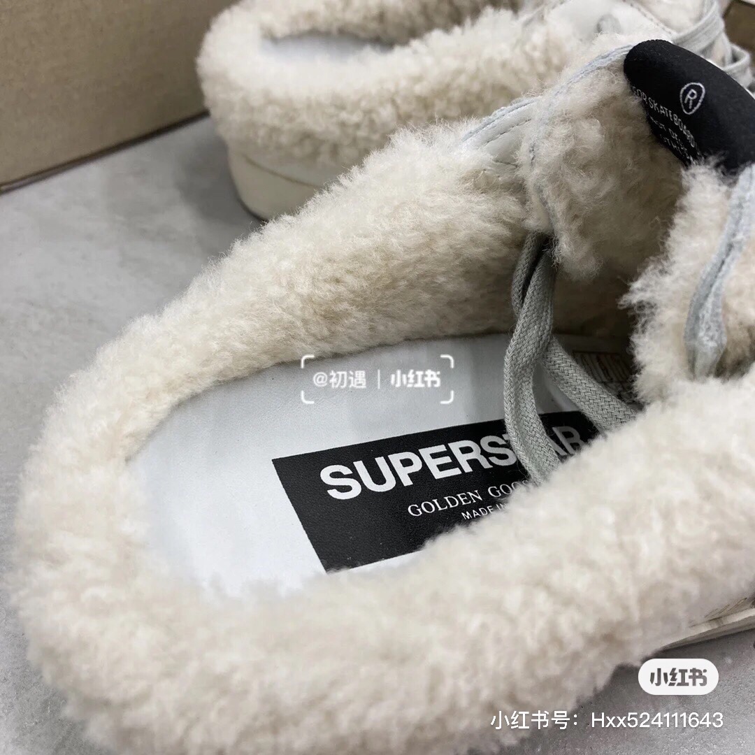 Golden Goose Small Wool Dirty Shoes - Image 9