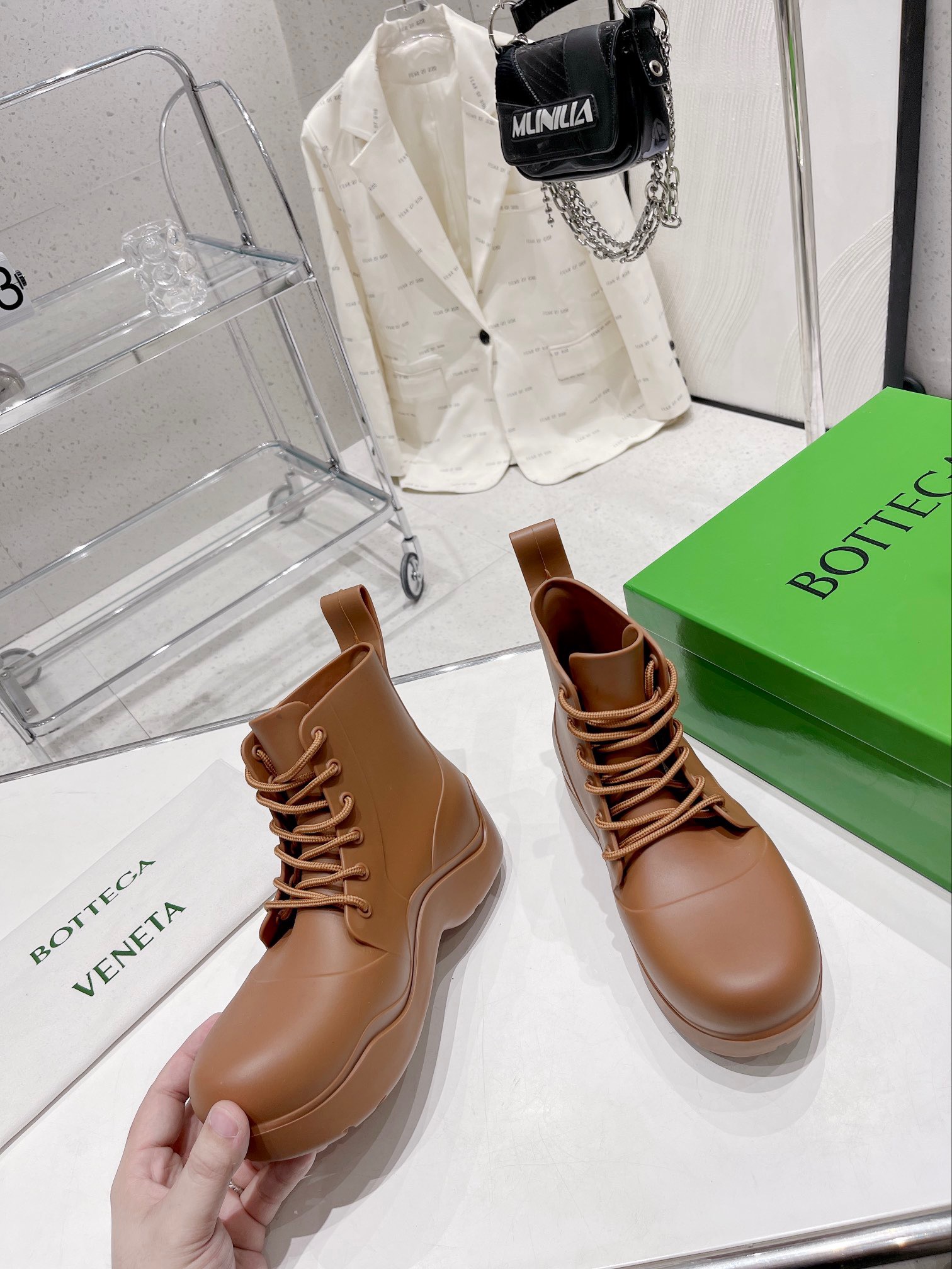 Bottega Veneta Lace-up Boots - Image 5