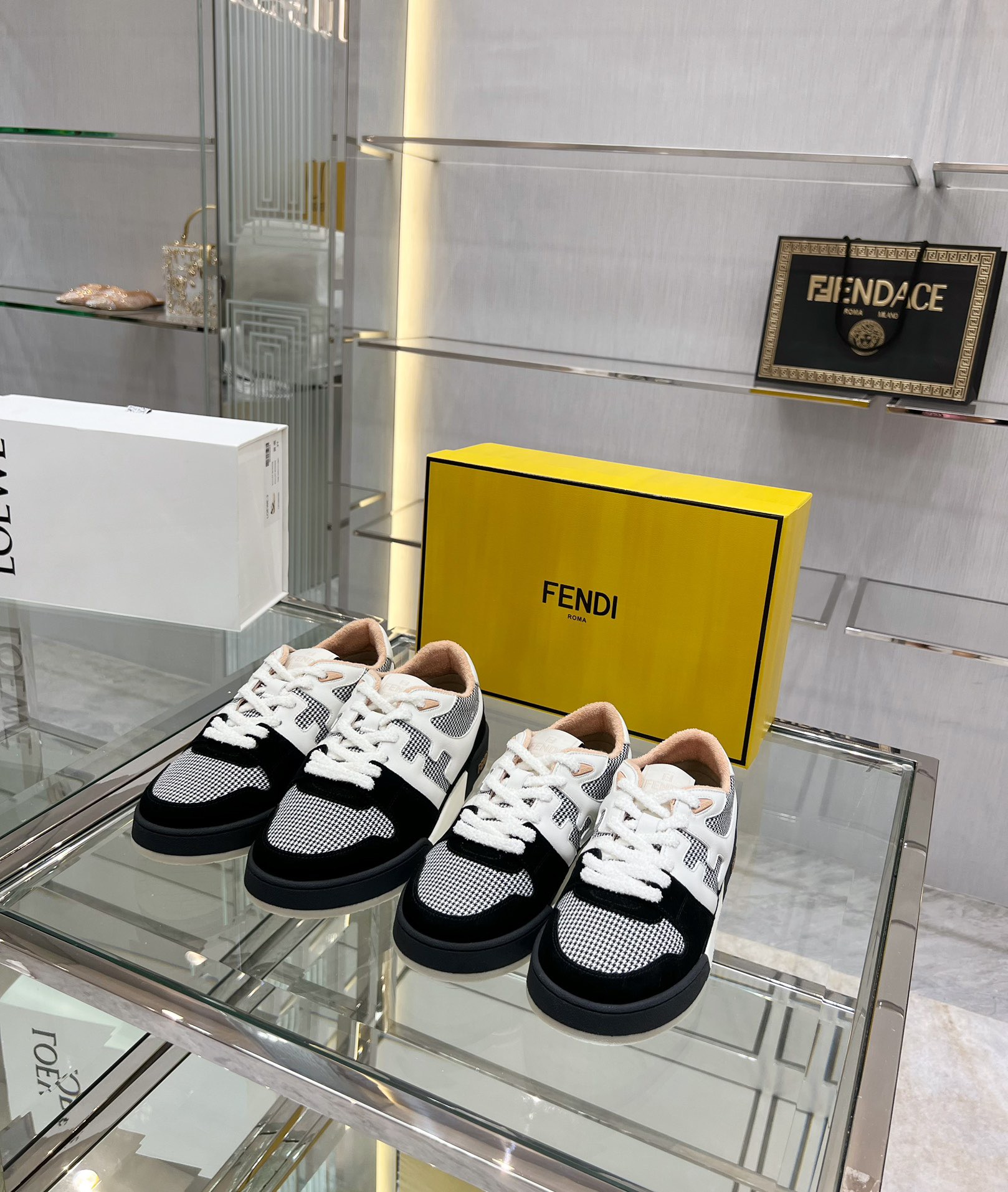 Fendi Lace-up Sneakers - Image 4