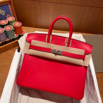 Birkin 25 Swift Heart Red