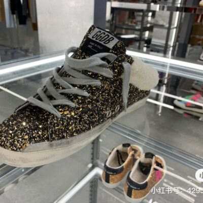 Golden Goose Small Wool Dirty Shoes