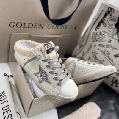 Golden Goose Small Wool Dirty Shoes