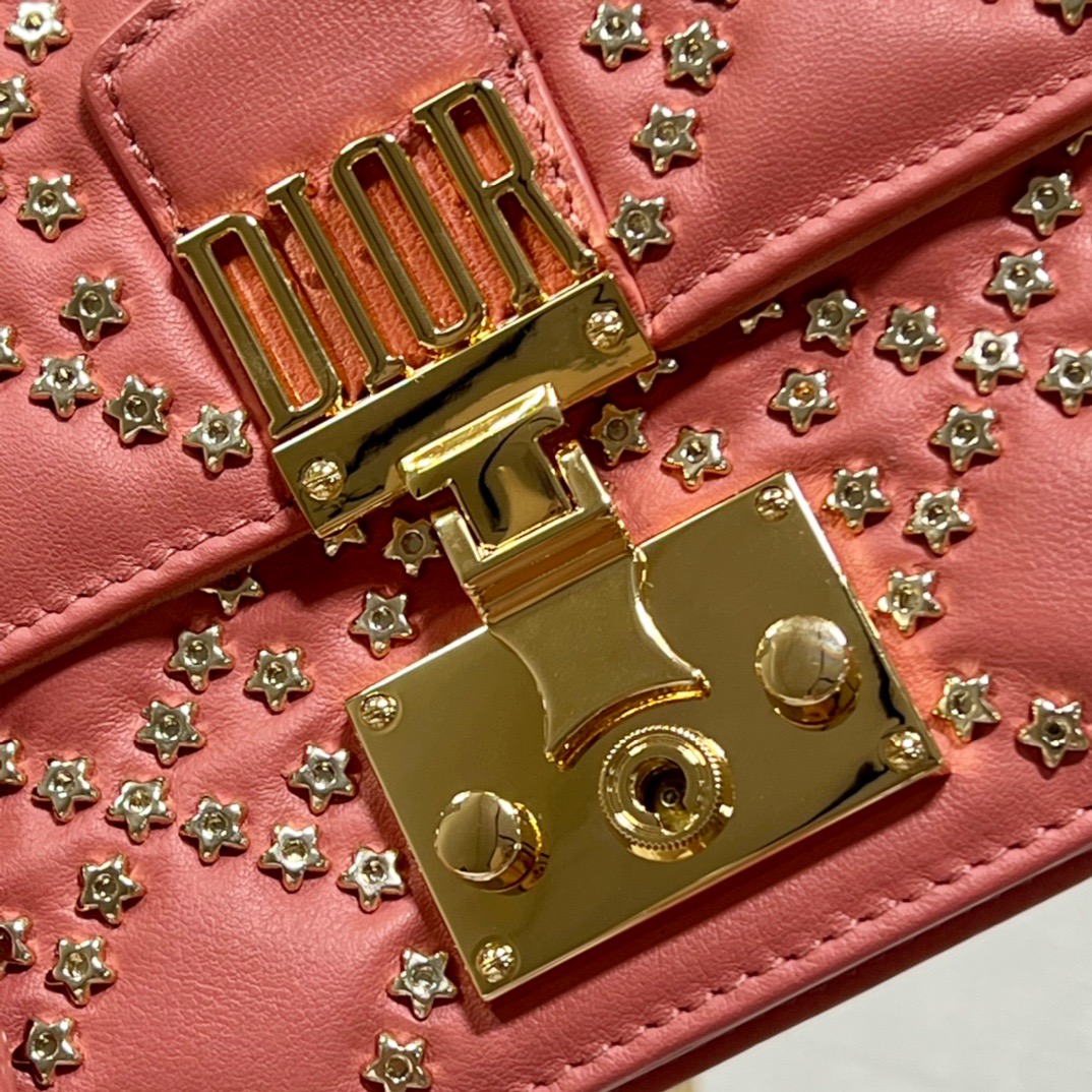 Dior Lucky Star Handbag in Red - Image 8