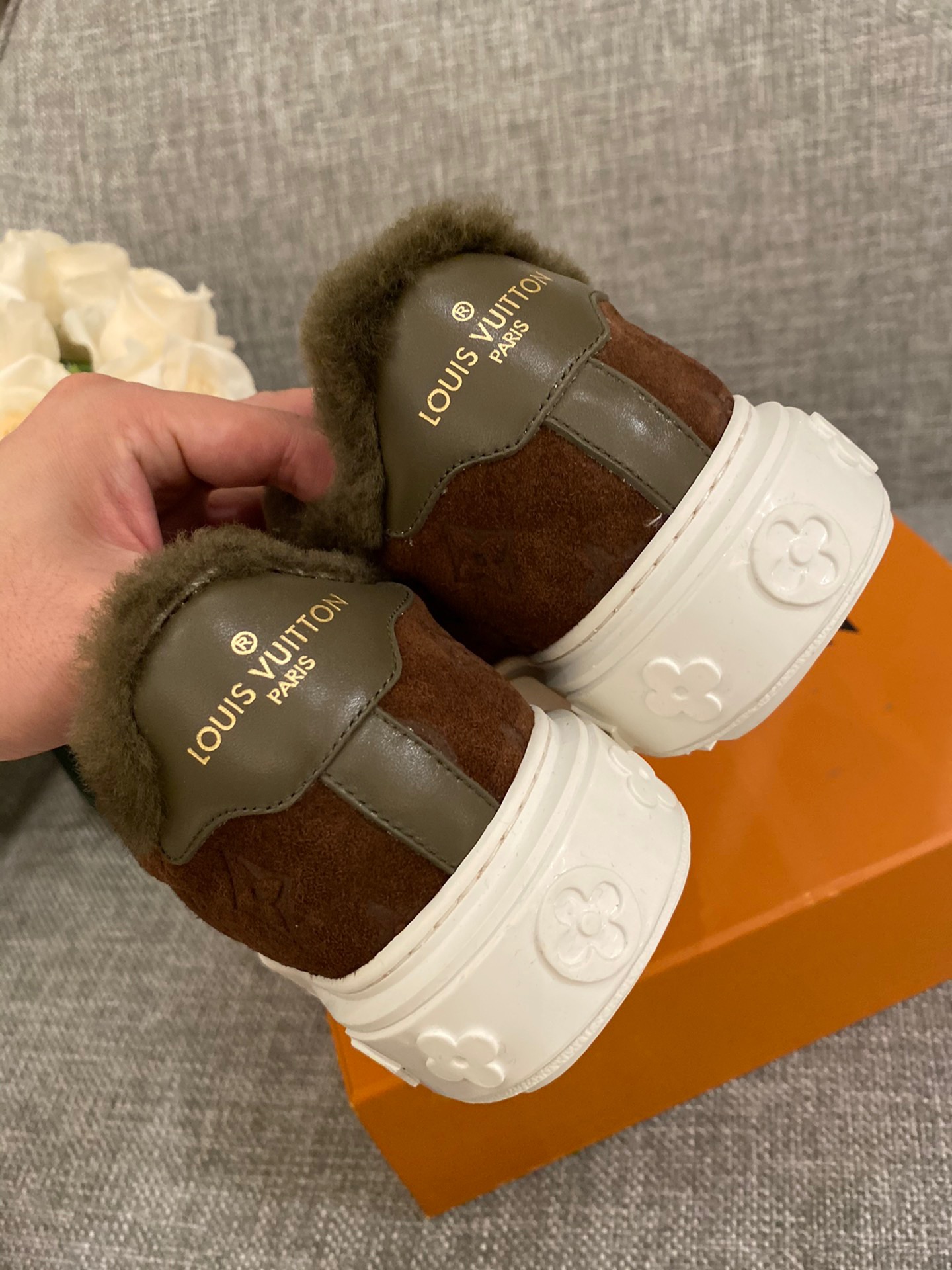 Louis Vuitton Wool Trainers - Image 9