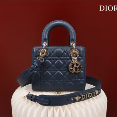 Lady Dior 20 Midnight Blue