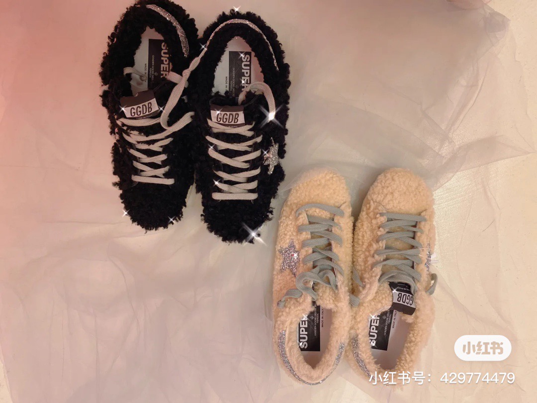 Golden Goose Small Wool Dirty Shoes - Image 5