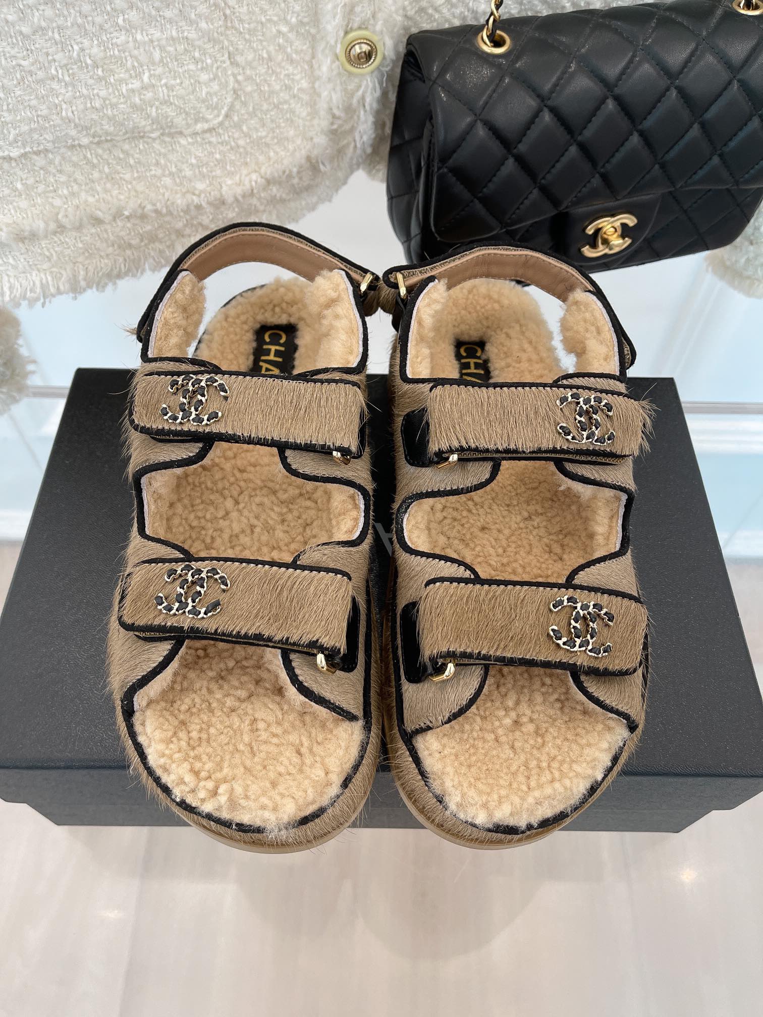 Chanel Beach Sandals