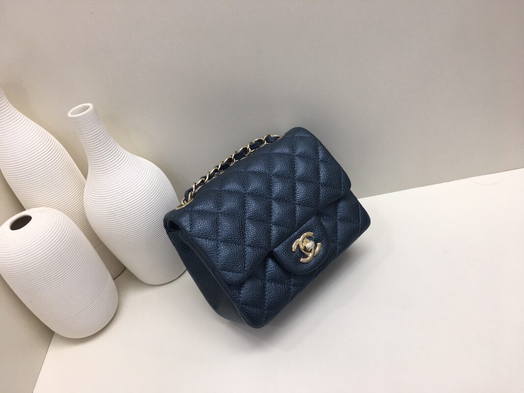 Chanel Classic Flap 17 Pearl Blue