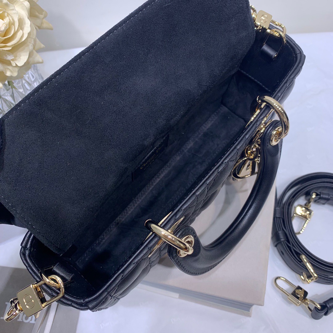 Dior Lady D-joy 26 Bag in Black - Image 6