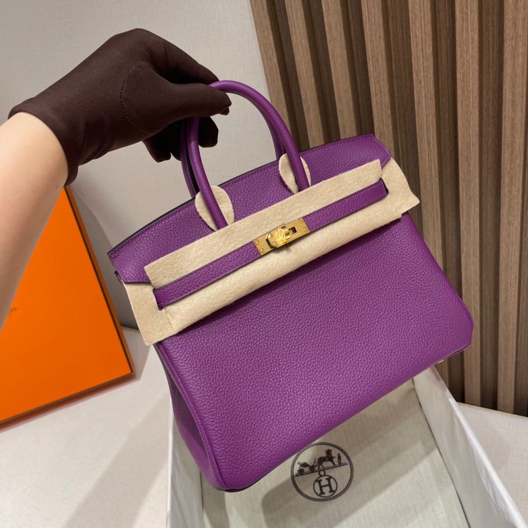 fb638e_df2be61482f94549a57595e6ee55e699mv2.jpg Birkin 25 Togo Anemone Purple - Image 1