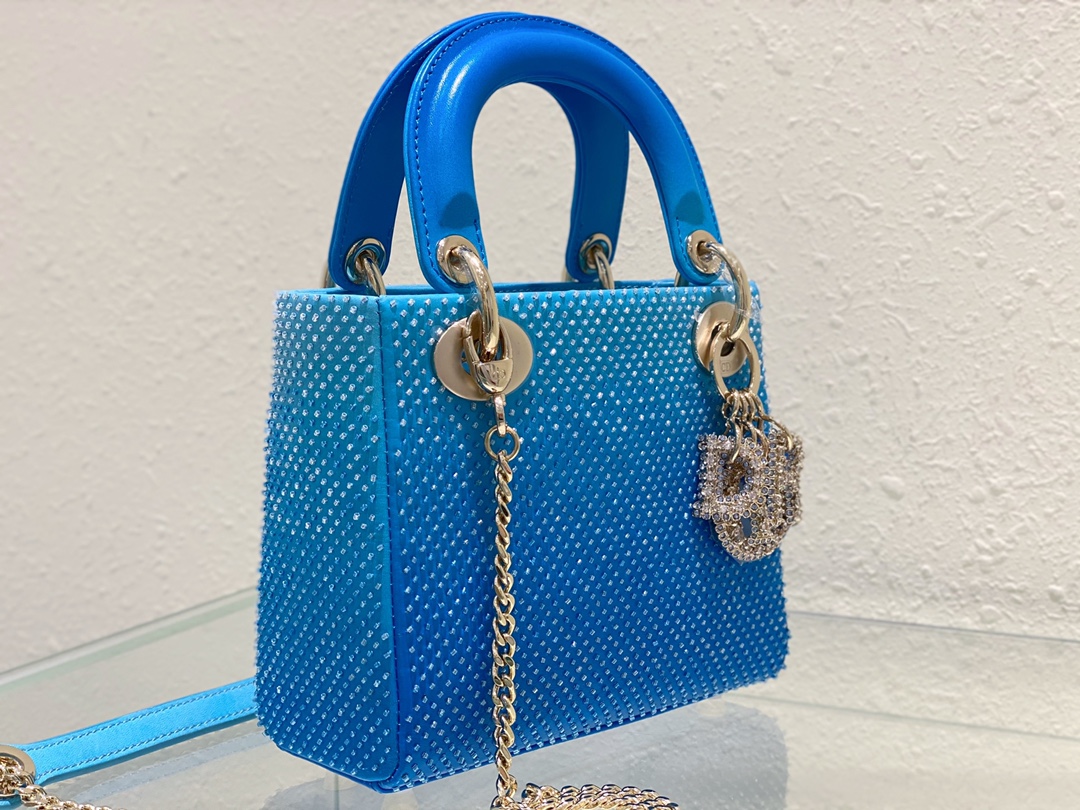 Lady Dior 17 Blue Metallic - Image 3